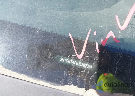 2018 Nissan Versa 1.6 Sv from USA, damaged, VIN 3N1CN7AP6JL862391